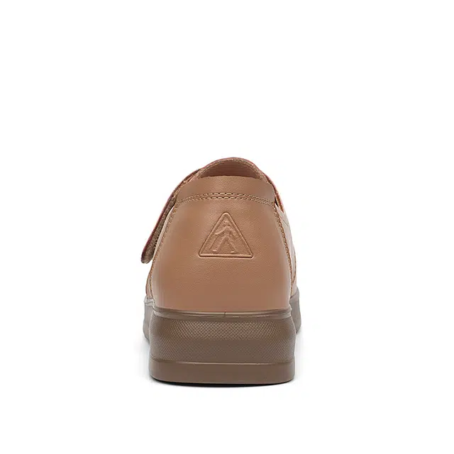 足力健 皮鞋 合成革牛剖层革 舒适 时尚 简约 耐磨 生活 随性 百搭 柔软 经典 休闲单鞋 女