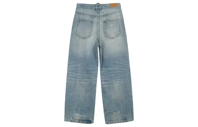 SIMPLE PROJECT * Blued Ditressed Jeans A