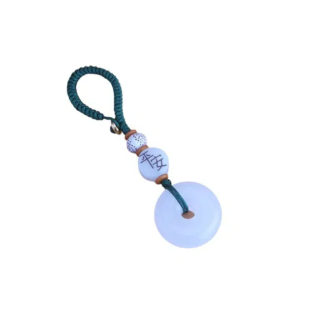 缇克玺 新中式时来运转吉祥如意诸事顺遂无忧国风祥云平安扣护符百搭#好运 菩提根 挂件 男女同款情侣款