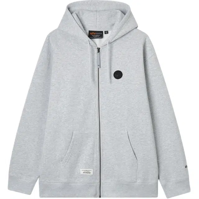 Alpha Industries Letter Hoodie Zip-Up