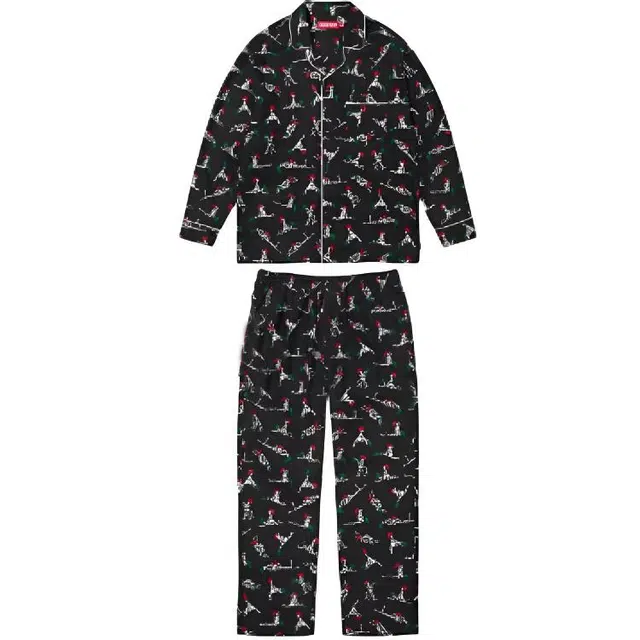 Supreme x Hanes FW25 Holiday Pajama Set