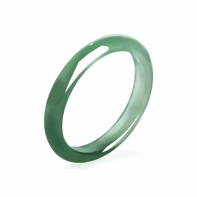 眰恦 马达加斯加料油青 烟雨江南温婉润玉卿卿可人 新中式古风玉镯#好运天然 玉髓 手镯 女款