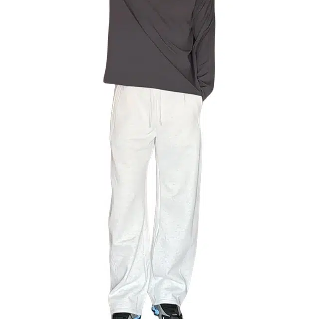 黑马漫画 微喇运动裤男日系宽松直筒裤美式垂感卫裤休闲裤 男女同款