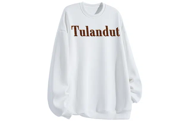 图兰朵 美式休闲潮牌印花街头舒适圆领百搭长袖套头情侣款宽松时尚卫衣 男女同款