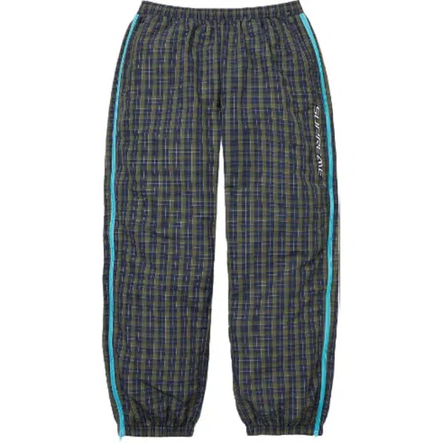 Supreme FW25 Plaid Warm Up Pant