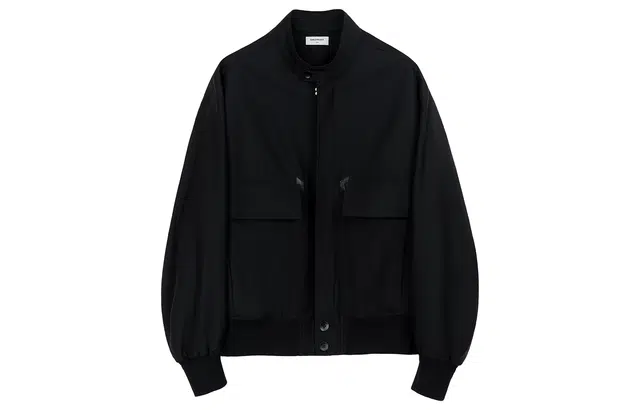 SIMPLE PROJECT *Band collar Wool Jacket