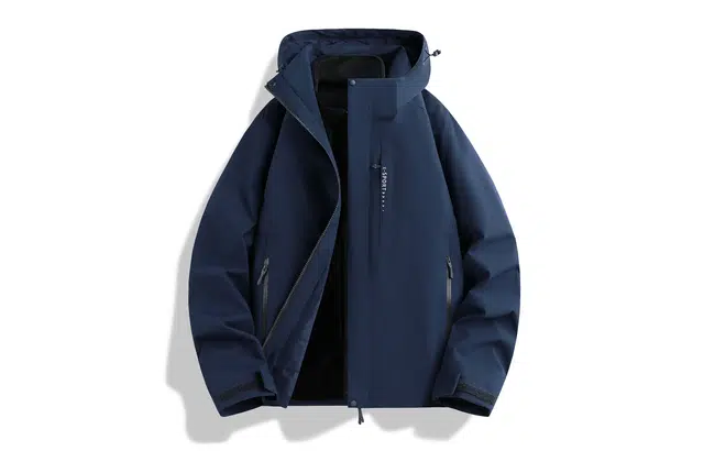 木林森 运动户外连帽可拆登山徒步防风雨防泼水透气耐磨抗刮三合一可拆卸蓄热内胆冲锋外套夹克 男女同款