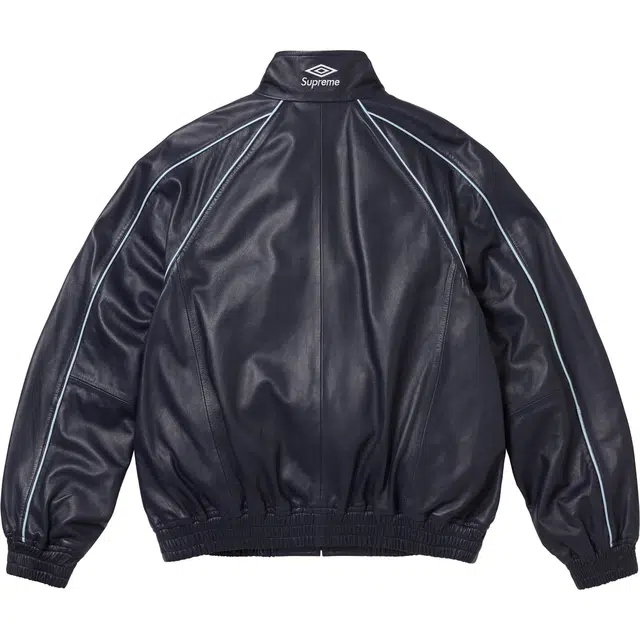 Supreme Umbro FW25 WEEK4 Leather Track Jacket logo