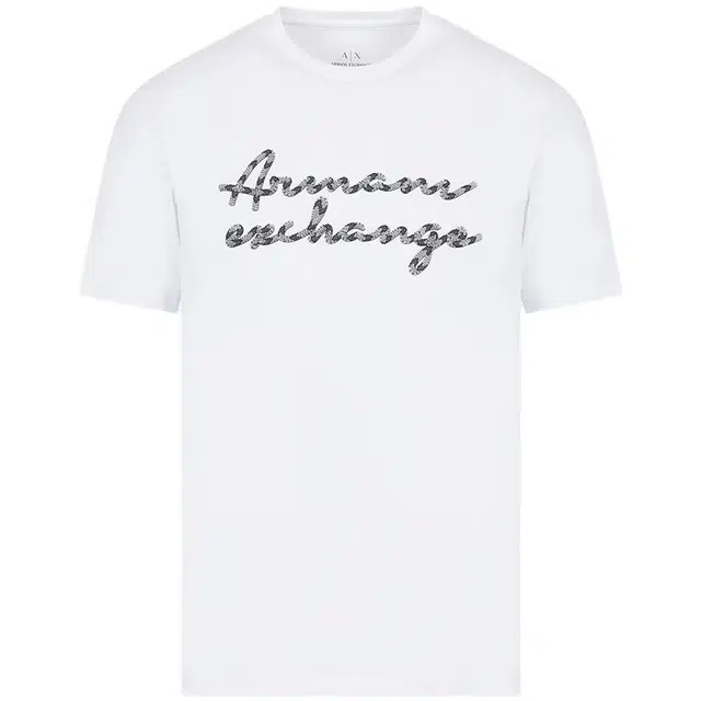 Armani Exchange Logo Print T-Shirt White