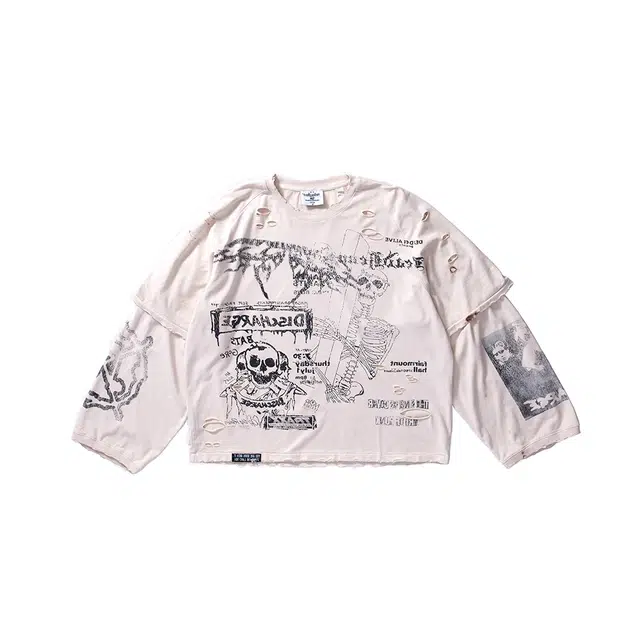 FREE WORLD ORDER Punk Skull Tee