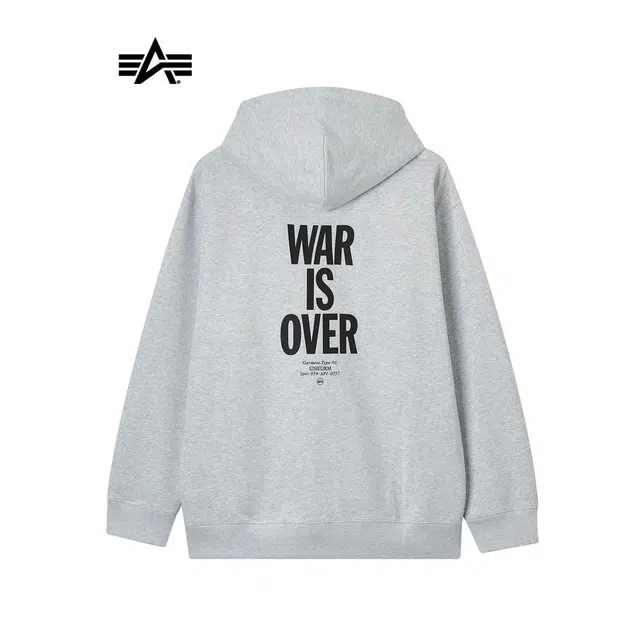 Alpha Industries Letter Hoodie Zip-Up