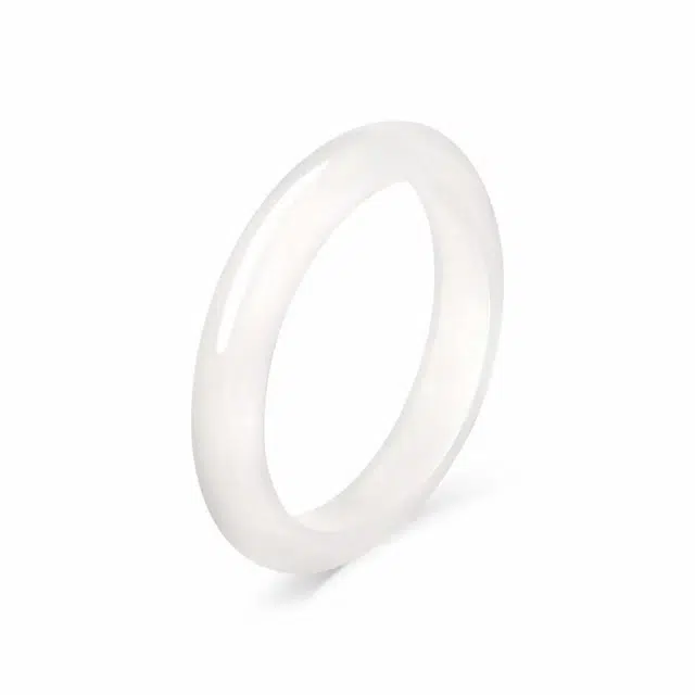 眰恦 白月光系列  温润透亮 温柔荔枝冻 新中式复古简约玉镯#好运天然 玉髓 手镯 女款