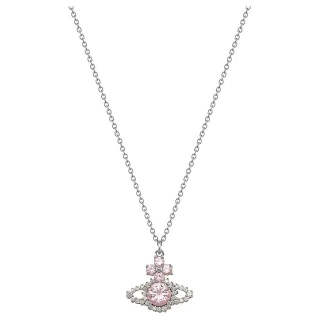 Vivienne Westwood Lobster Clasp Necklace Pink