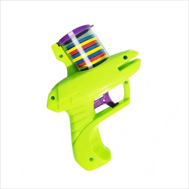 乖乖熊 萝卜飞盘 连续发射 软弹枪