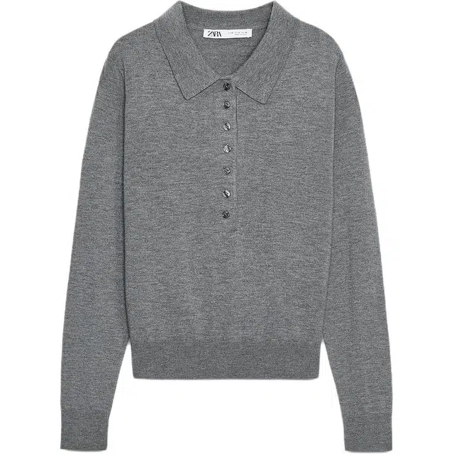 ZARA Polo Knit Sweater