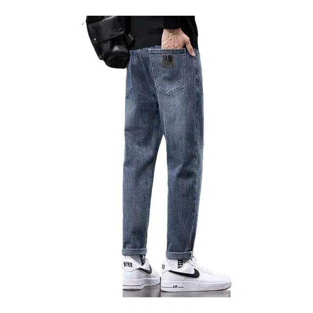 金盾 厚款直筒舒适百搭休闲牛仔裤 男款