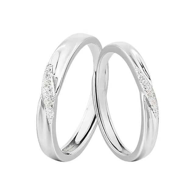 希遇 辰光环映 满天星设计精致经典高级感时尚奢华轻奢简约个性小众 合金 戒指 男女同款情侣款