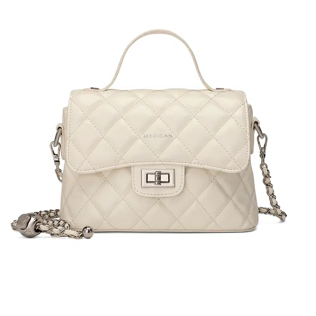 稻草人 小香风菱格链条包小众精致高颜值通勤简约时尚 聚氨酯革 手提包斜挎手提包 常规 女款 多色