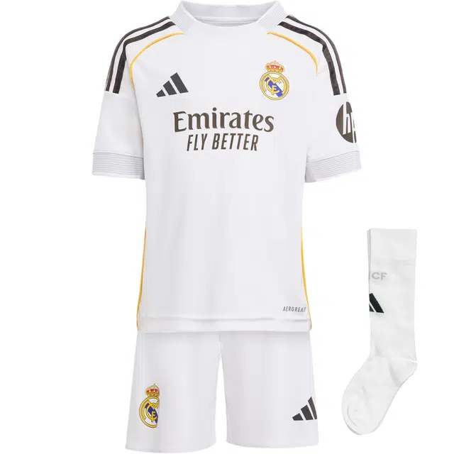 adidas Real Madrid SS25 MINI KIT AEROREADY 2526 logoT 2
