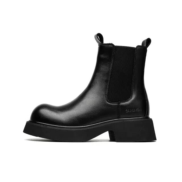 CANUVEN Chelsea Boots Thick Sole