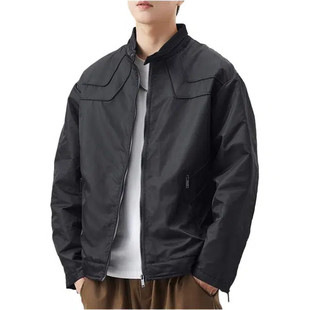 金盾 潮流百搭休闲宽松长袖夹克外套 男款
