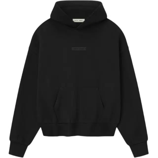 Fear of God Essentials Classic Fit Hoodie Jet Black