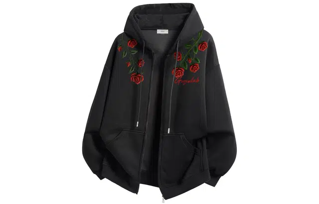 GOGIU Vintage Rose Hoodie