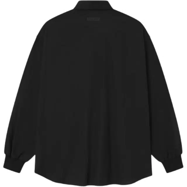 Fear of God Essentials Oxford Shirt Jet Black