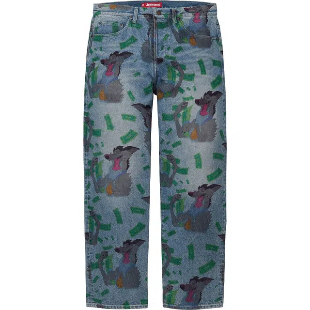 Supreme x All Dogs Go To Heaven FW25 FW25 Loose Fit Jean