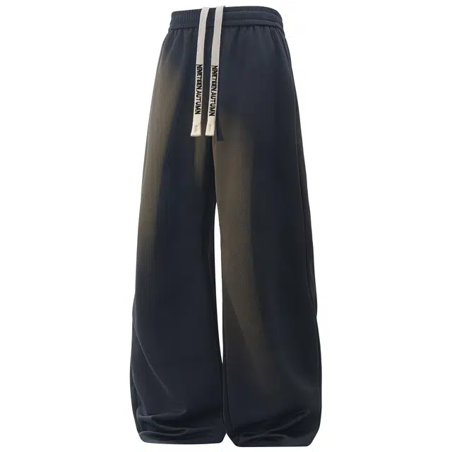 帝狼牛 美式高街风基础款多风格通勤长裤针织运动裤 男女同款