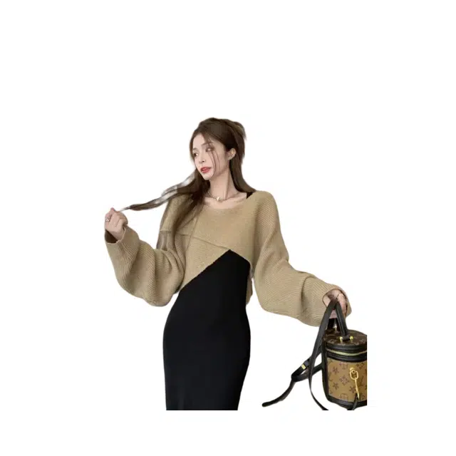 望莱仕 早秋季女小个子法式蝴蝶结显瘦针织衫 女款