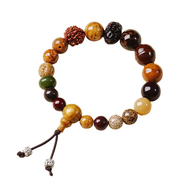 仙园韵 十八籽男女同款真品菩提自然材质招财#好运 菩提籽 手串 男女同款情侣款