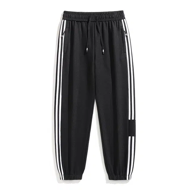 袋鼠 纯色基础款潮流时尚宽松垂感拖地百搭休闲裤 男女同款