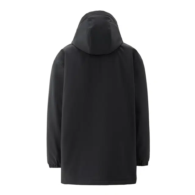 佐丹奴 防风夹克可卸帽大口袋中长款棉衣棉服 男款
