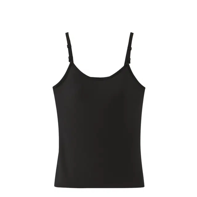 木林森 纯色轻薄透气简约亲肤弹力百搭显瘦超柔吊带 女款