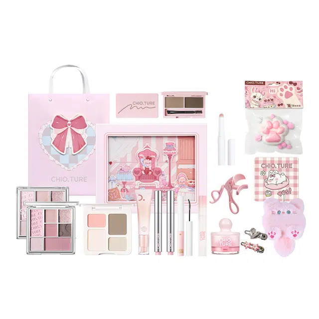 稚优泉 爱丽丝茶话会礼盒 彩妆套装 易上色自然持久清透气色提亮肤色