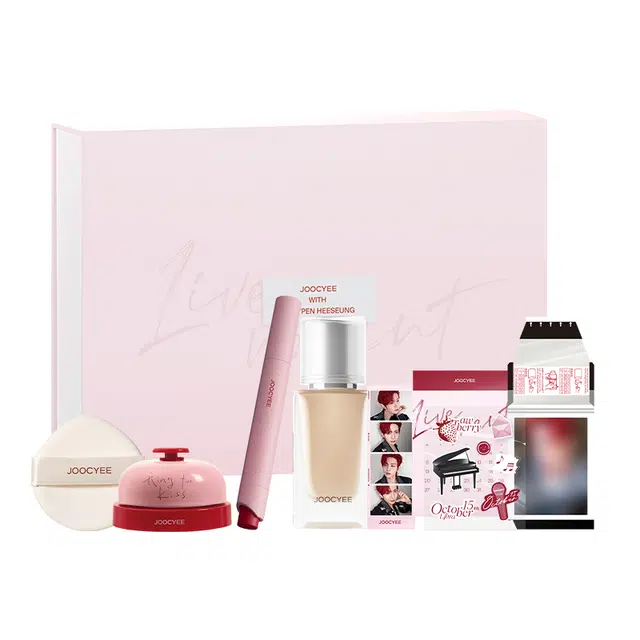 酵色 品牌大使限定礼盒 奶油肌持久 彩妆套装 粉底液+口红笔