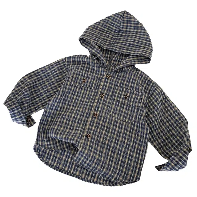 俞兆林休闲衬衫 韩版洋气简约柔软长袖 儿童款