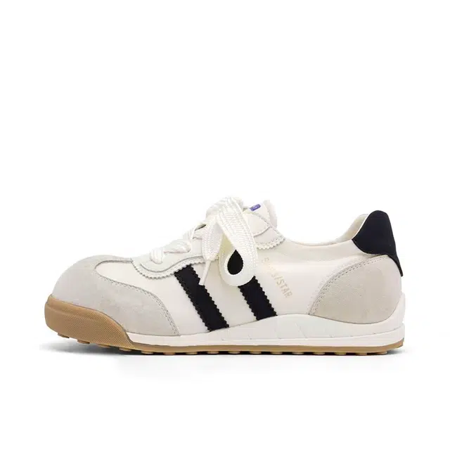 小众复古大头丑萌透气舒适面包鞋适合小个子日常通勤 耐磨轻便回弹 低帮 生活休闲鞋 女