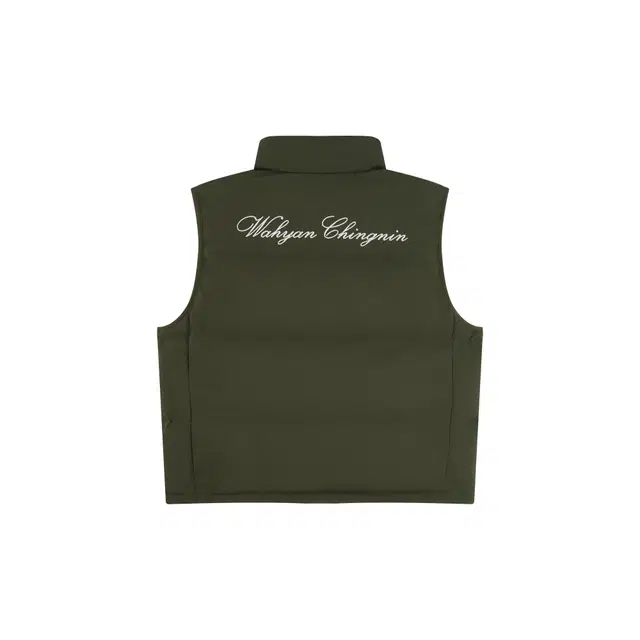 华人青年 徽章双面穿刺绣宽松马甲 男女同款