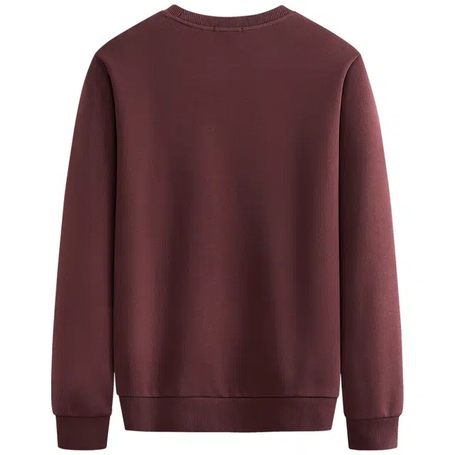 与狼共舞 时尚高街风潮流刺绣抗静电弹力舒适亲肤日常出行通勤百搭套头圆领卫衣 男款