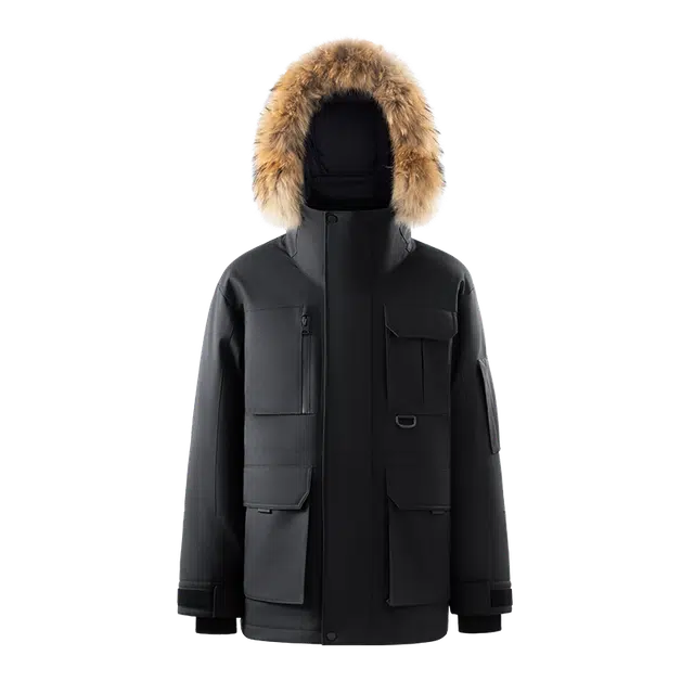 网易严选 地表强温极寒御寒工装三防连帽羽绒服 男女同款