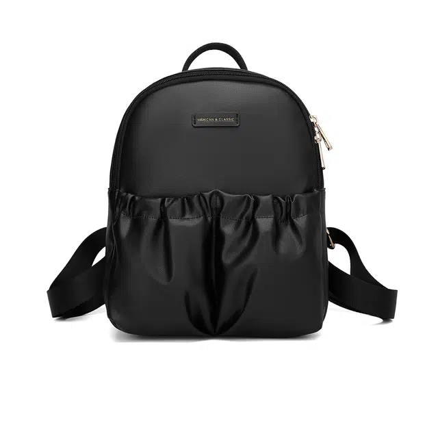 稻草人 美式潮流时尚百搭运动休闲高颜值通勤旅行大容量 合成革 双肩包 常规 女款 多色