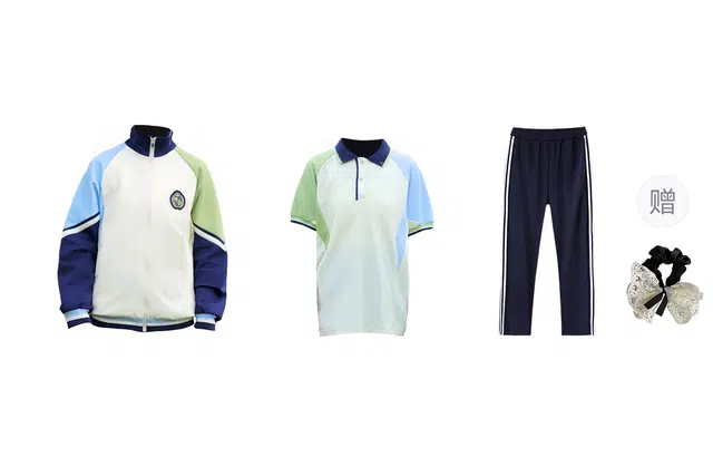 涂诗菲 学院风撞色通勤青春气质活力休闲外套学生班服运动会情侣套装