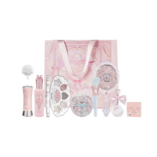 花知晓 珍珠牛奶套组彩妆套装 易上色自然玻璃唇持久不晕染不脱妆亮泽服帖气色