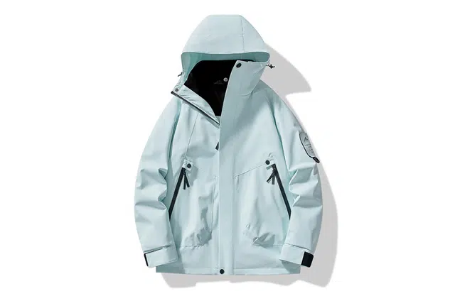 木林森 户外骑行防风防泼水耐磨抗静电登山徒步日常通勤百搭工装连帽冲锋外套夹克 男女同款