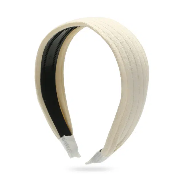 如花梦 韩系温柔简约高颅顶高级感宽边气质发饰 布艺 发箍 女款