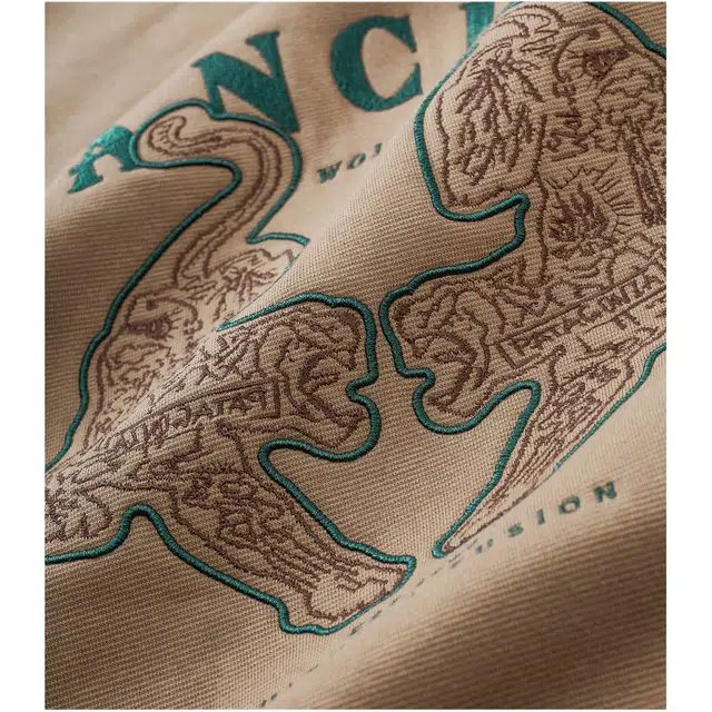 与狼共舞 重工刺绣加绒锁温蓄暖时尚亲肤柔软弹力抗菌圆领加厚卫衣 男款