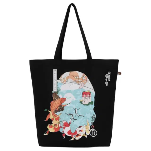 A BATHING APE x UKIYO-E - TOTE BAG