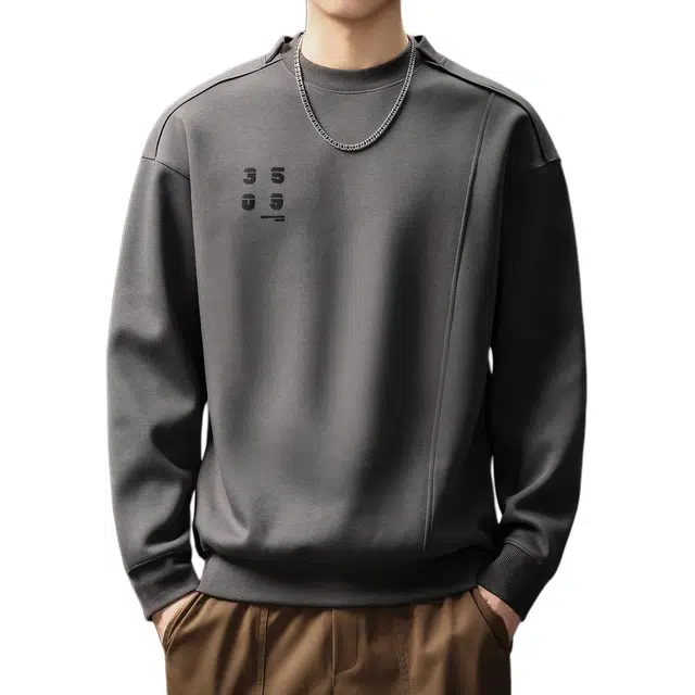 贵色 高端简约圆领美式潮牌上衣卫衣 男女同款